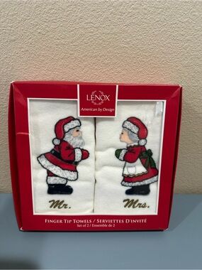 Lenox Santa Fingertip Towels set of 2